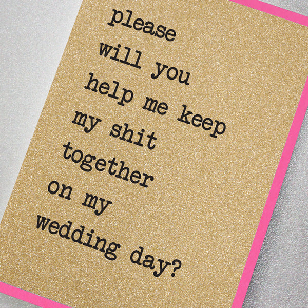 Please Will You Help Me Keep My Shit Together...