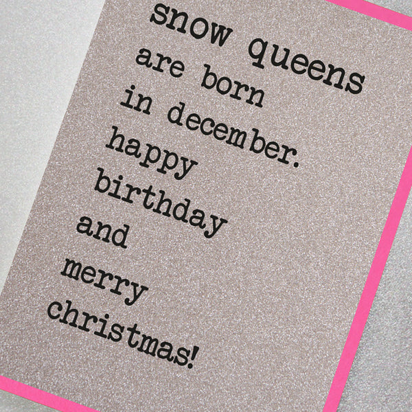 Snow Queens Are Born In December
