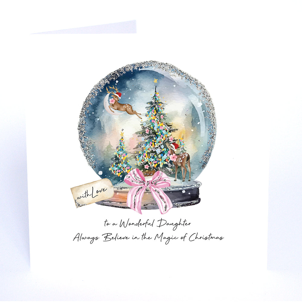 To a Wonderful Daughter Always Believe in the Magic of Christmas