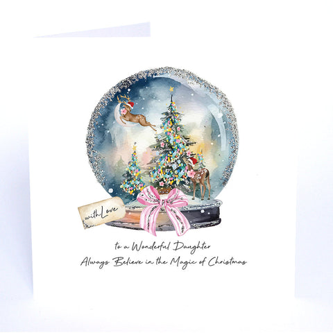 To a Wonderful Daughter Always Believe in the Magic of Christmas