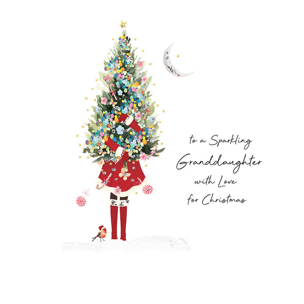 To a Sparkling Granddaughter with Love for Christmas