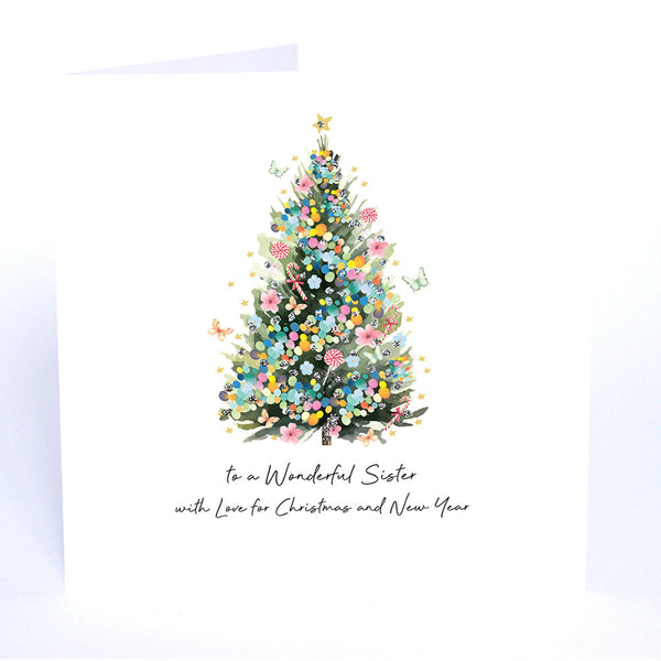 To a Wonderful Sister with Love for Christmas and New Year
