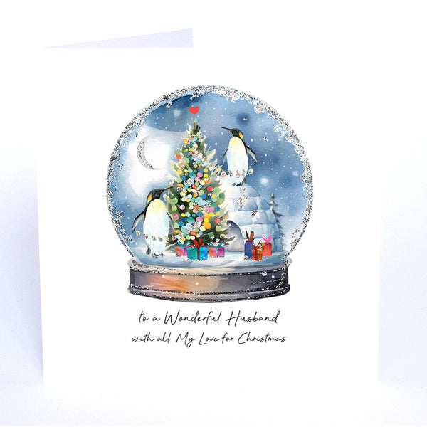 To a Wonderful Husband with all My Love for Christmas