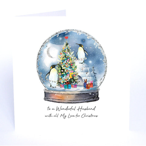 To a Wonderful Husband with all My Love for Christmas