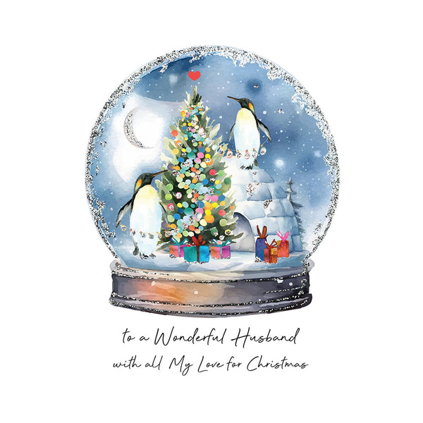 To a Wonderful Husband with all My Love for Christmas
