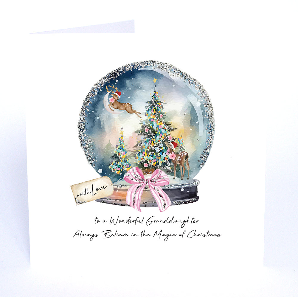 To a Wonderful Granddaughter Always Believe in the Magic of Christmas