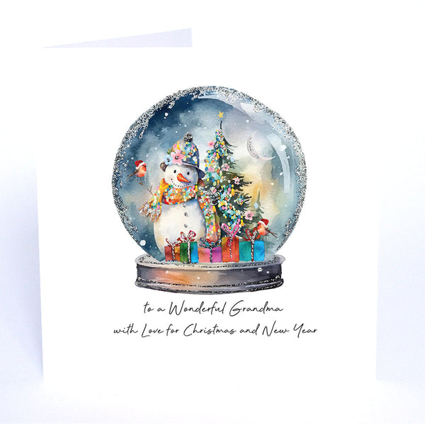 To a Wonderful Grandma with Love for Christmas and New Year