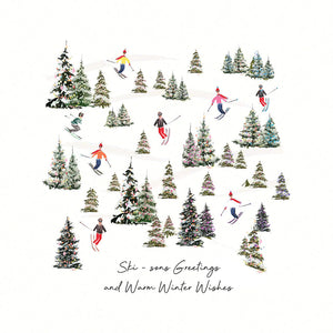 Ski - Sons Greetings and Warm Winter Wishes