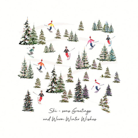 Ski - Sons Greetings and Warm Winter Wishes