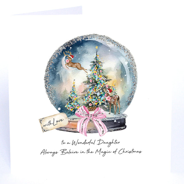 To a Wonderful Daughter Always Believe in the Magic of Christmas