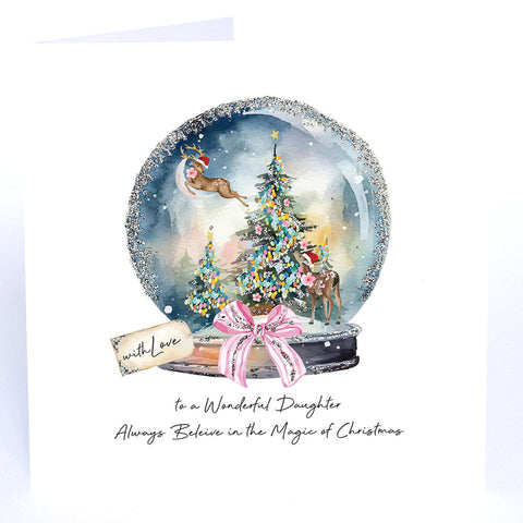 To a Wonderful Daughter Always Believe in the Magic of Christmas