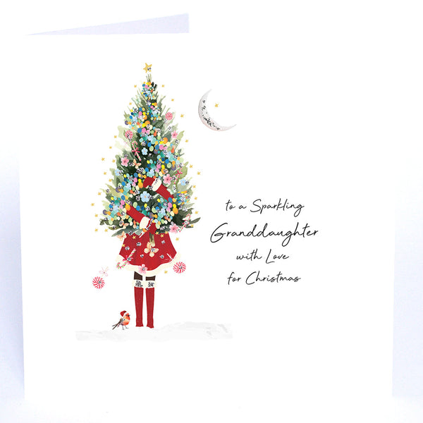 To a Sparkling Granddaughter with Love for Christmas