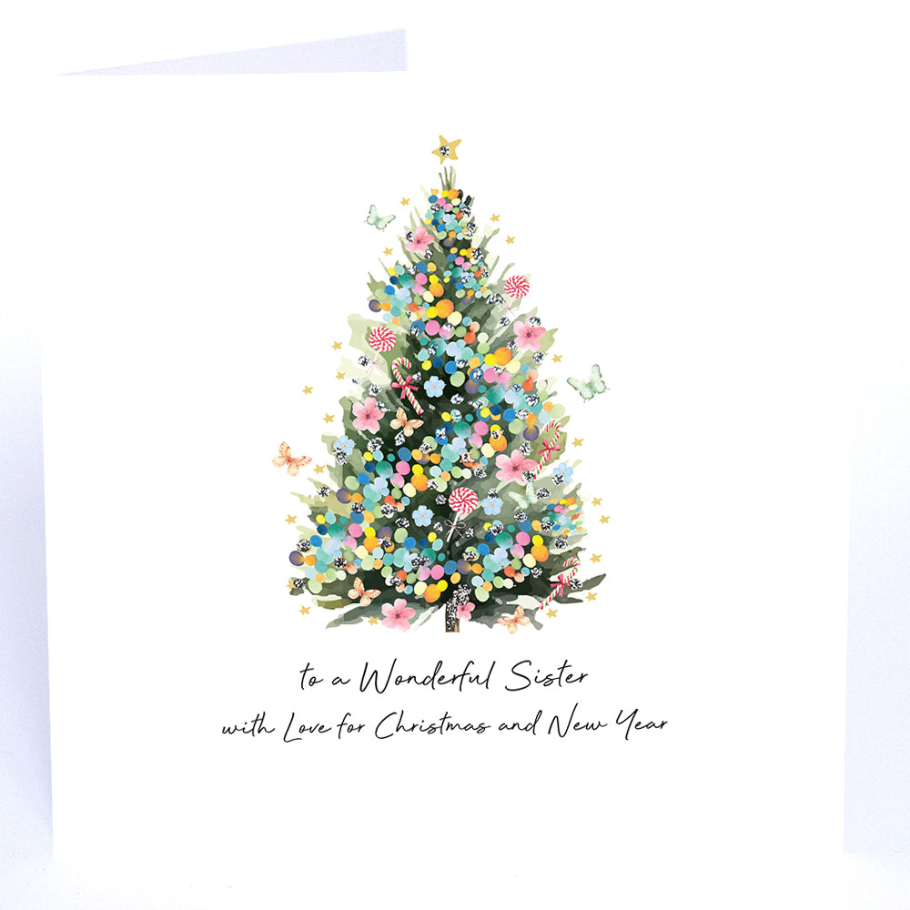 To a Wonderful Sister with Love for Christmas and New Year