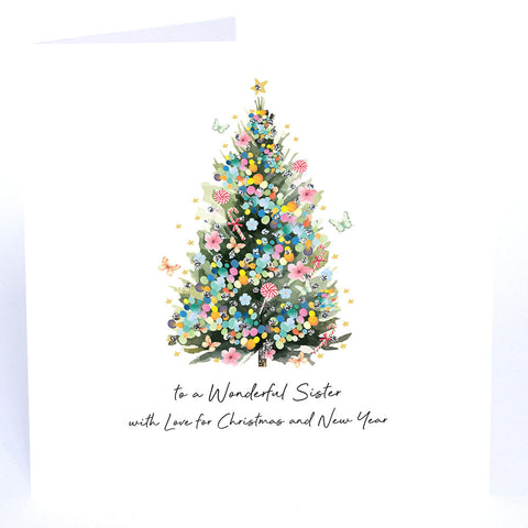 To a Wonderful Sister with Love for Christmas and New Year