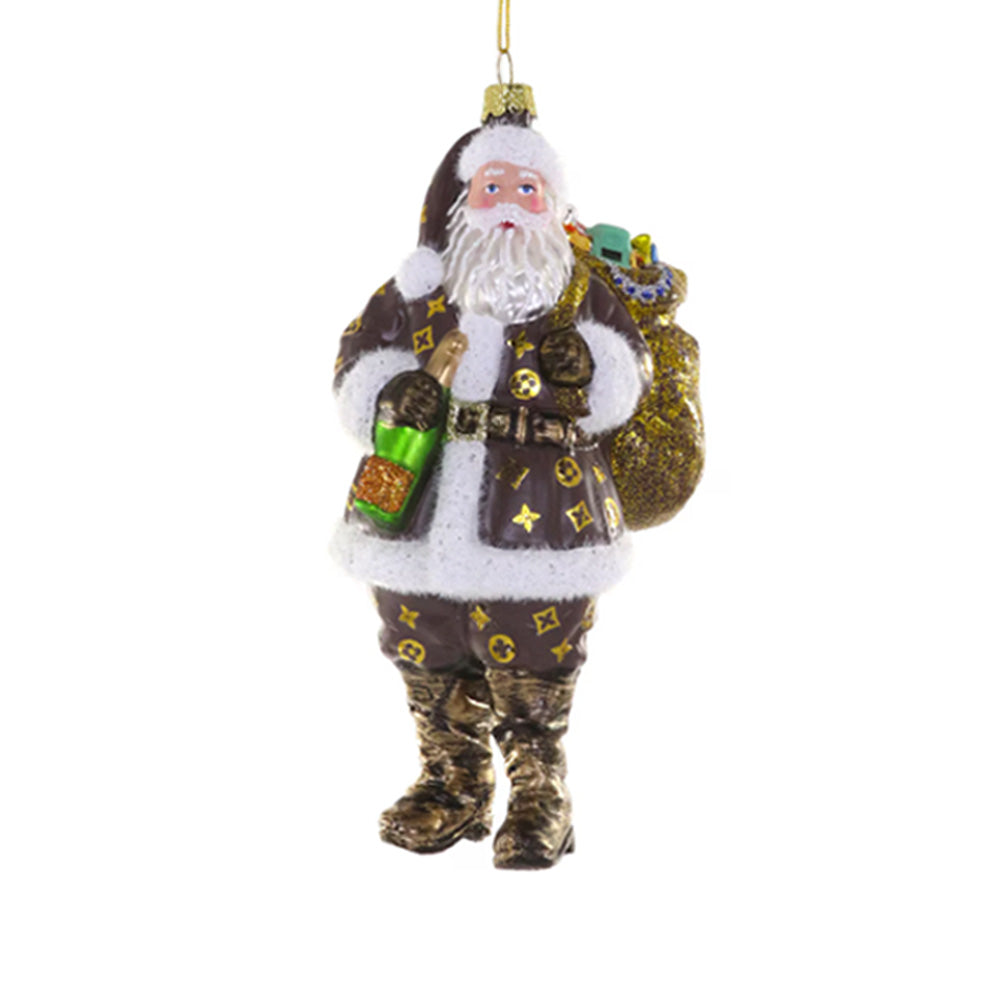 Luxe Brown Santa