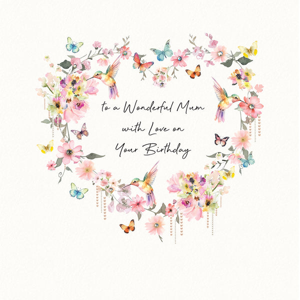 To a Wonderful Mum With Love on Your Birthday