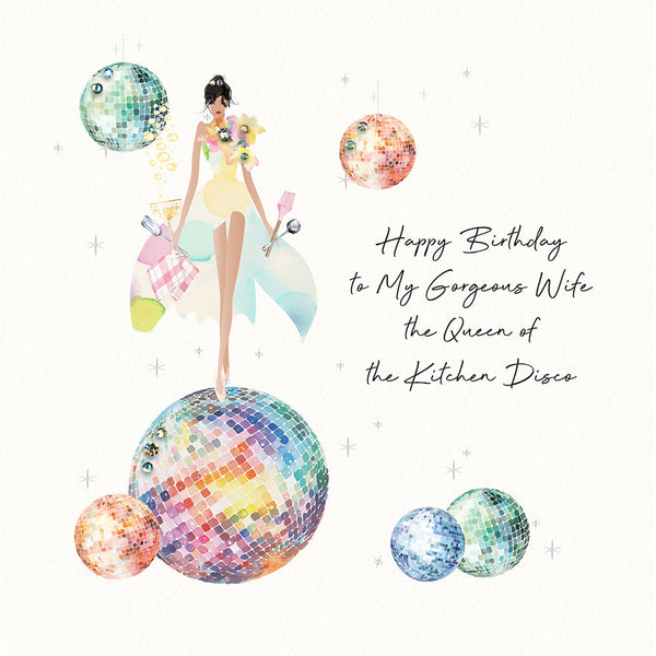 Happy Birthday to My Gorgeous Wife the Queen of the Kitchen Disco