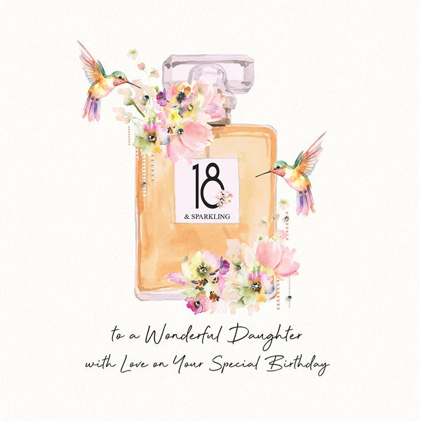 18 to a Wonderful Daughter With Love on Your Special Birthday