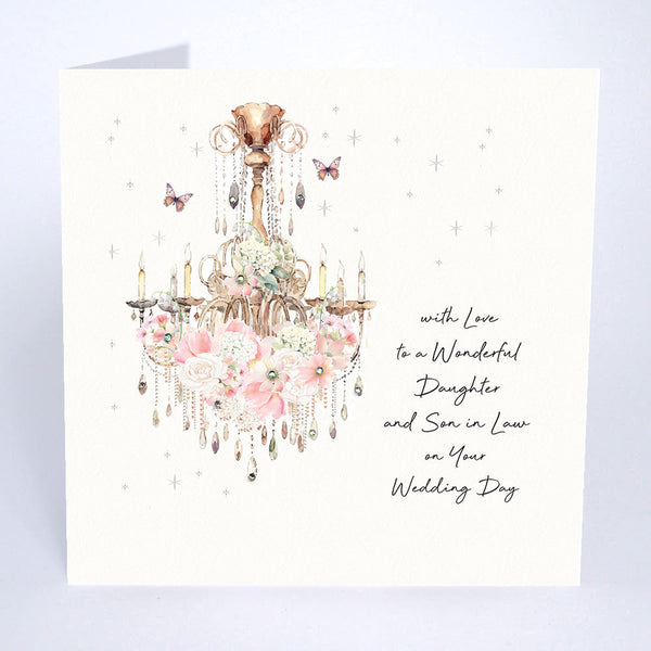 With Love to a Wonderful Daughter and Son in Law on Your Wedding Day