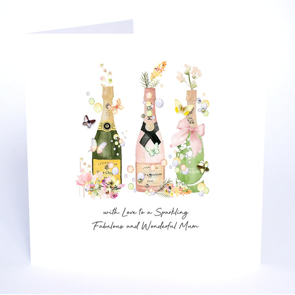 With Love To A Sparkling Fabulous And Wonderful Mum