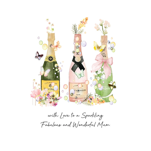 With Love To A Sparkling Fabulous And Wonderful Mum