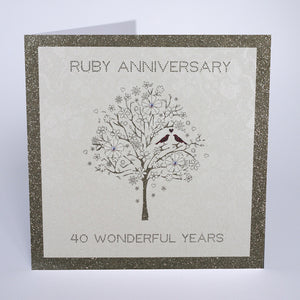 Ruby Anniversary - 40 Wonderful Years