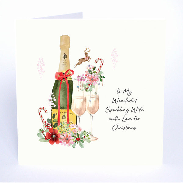 To My Wonderful, Sparkling Wife With Love for Christmas