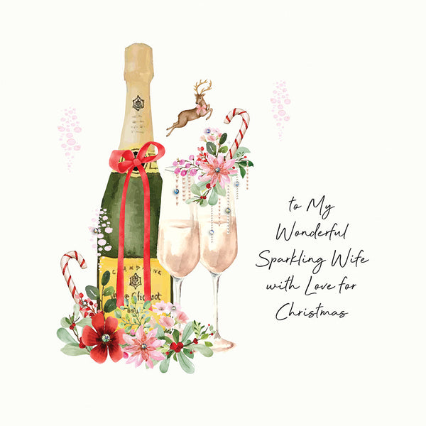 To My Wonderful, Sparkling Wife With Love for Christmas
