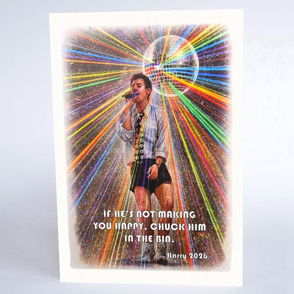 If he’s not making you happy, chuck him in the bin