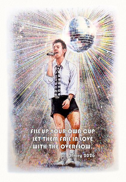 Fill up your own cup let them fall in love with the overflow