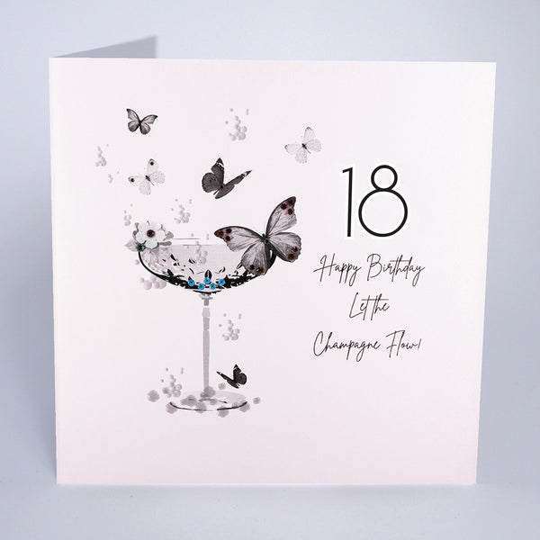 18 / 30 / 50 - Happy Birthday Let The Champagne Flow