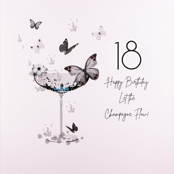 18 / 30 / 50 - Happy Birthday Let The Champagne Flow