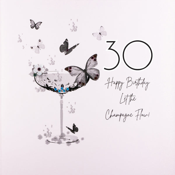 18 / 30 / 50 - Happy Birthday Let The Champagne Flow