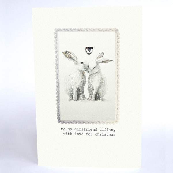 to My Girlfriend with Love for Christmas (Hares in the Snow)