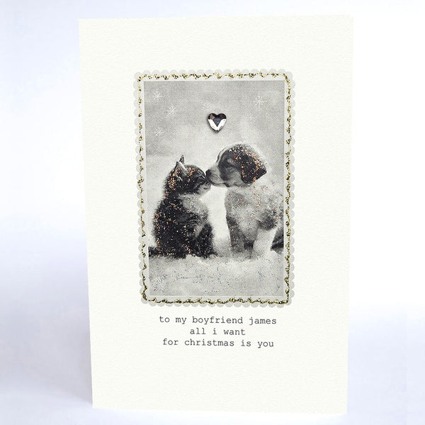 to My Boyfriend All I want For Christmas is You (Cat and Dog)