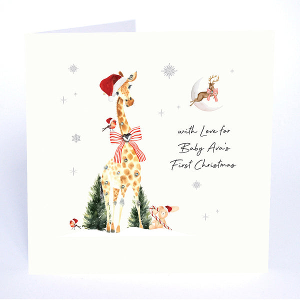 with Love for Baby's First Christmas (Festive Giraffe)