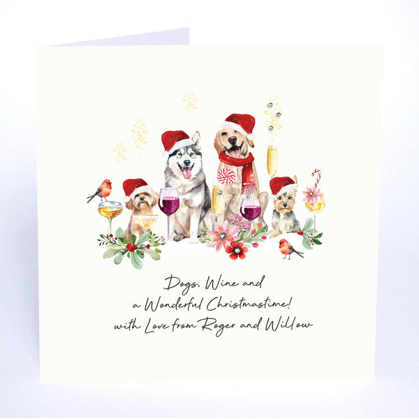 Dogs, Wine and a Wonderful Christmastime! With Love from the Dogs (Dogs and Wine)