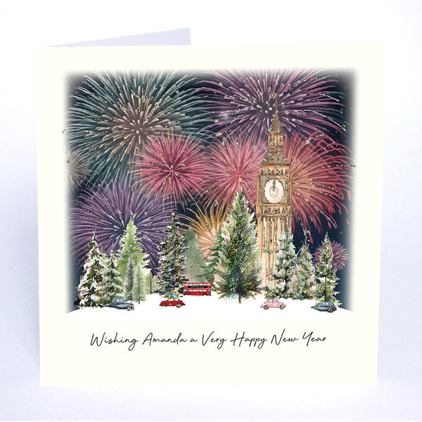 Wishing You a Happy New Year (London New Years Eve Scene)