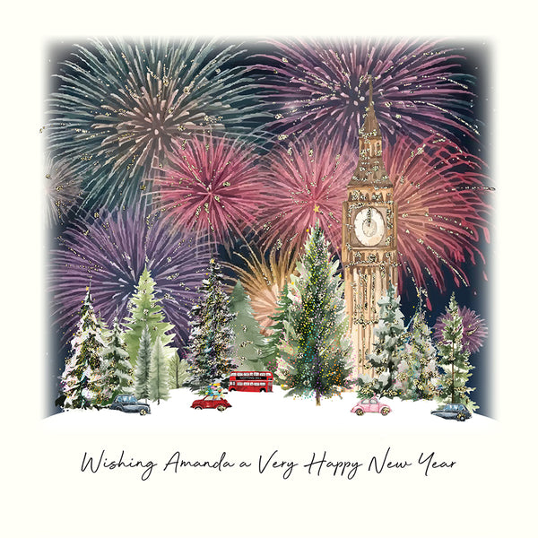 Wishing You a Happy New Year (London New Years Eve Scene)