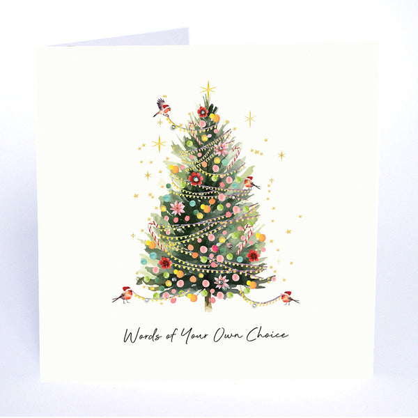 Words of Your Own Choice (Christmas Tree Robins)