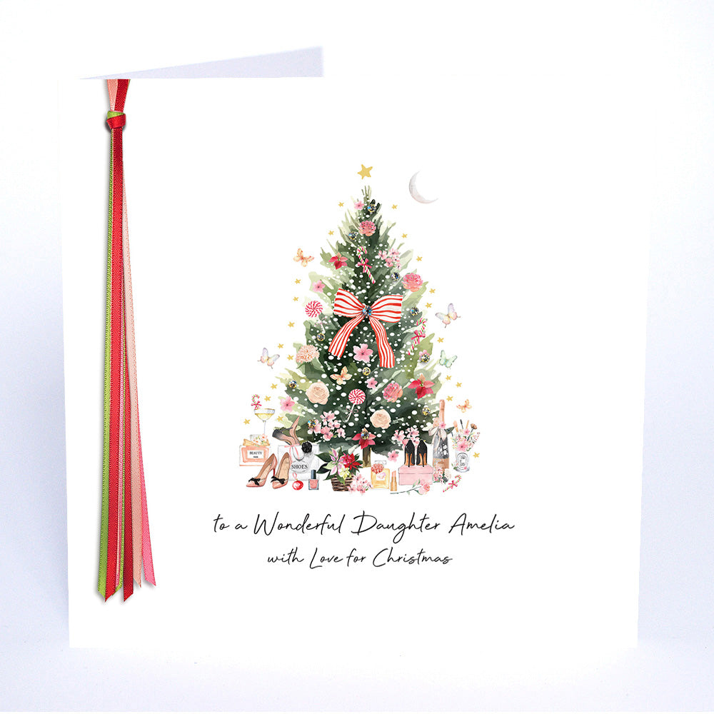 PERSONALISE FOR HER… to a Wonderful Daughter with Love for Christmas (Tree Presents)