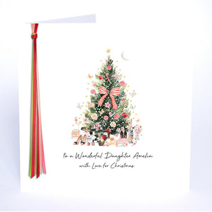 PERSONALISE FOR HER… to a Wonderful Daughter with Love for Christmas (Tree Presents)