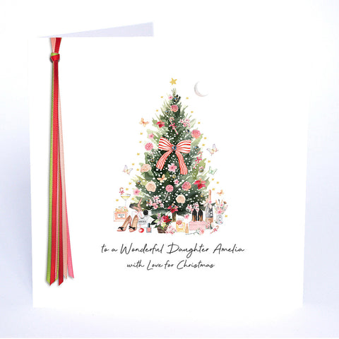 PERSONALISE FOR HER… to a Wonderful Daughter with Love for Christmas (Tree Presents)