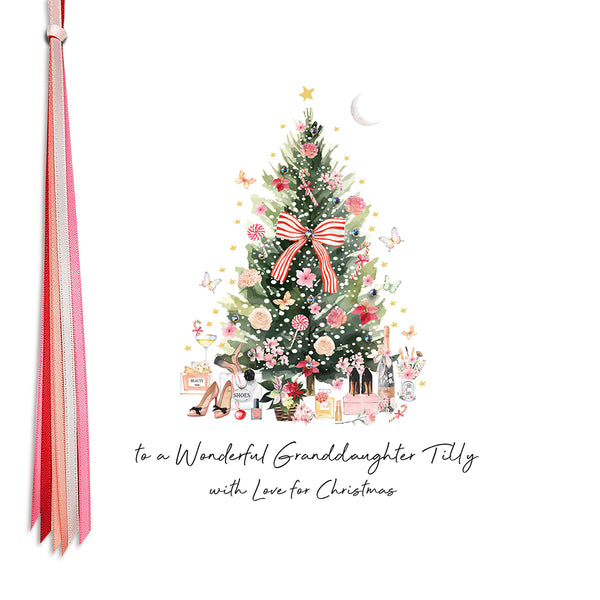 PERSONALISE FOR HER… to a Wonderful Granddaughter with Love for Christmas (Tree Presents)