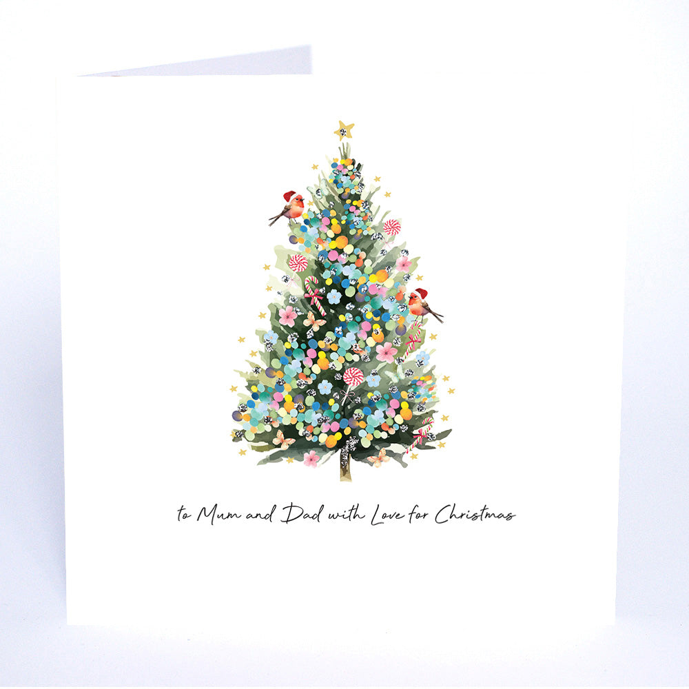 PERSONALISE FOR THEM… to Mum and Dad with Love for Christmas (Tree)