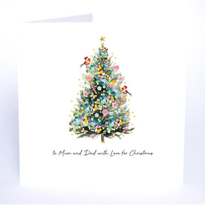 PERSONALISE FOR THEM… to Mum and Dad with Love for Christmas (Tree)