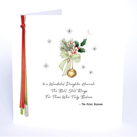 PERSONALISE FOR HER… Wonderful Daughter The Bell Still Rings...