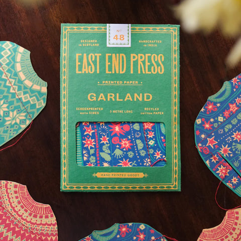 Christmas Jumpers Sewn Garland