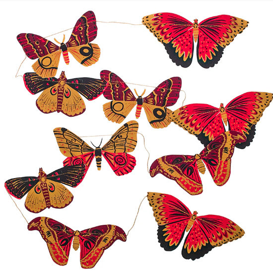 Colourful Butterflies Sewn Garland