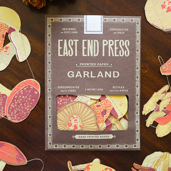 Mushroom Sewn Garland